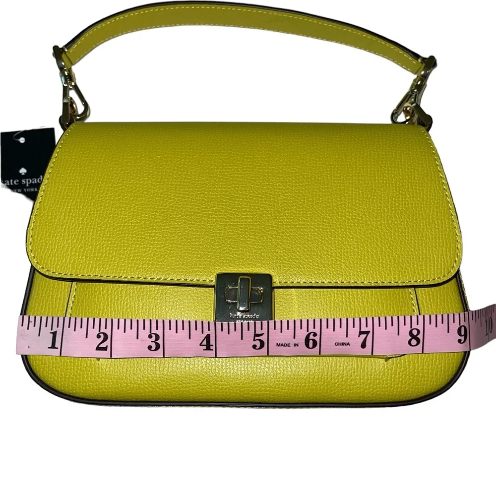 kate spade Phoebe Leather Lime Color Crossbody Bag NWT - Picture 12 of 17